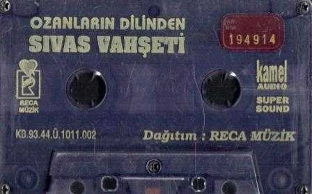 Ozanların Dilinden Sivas Vahşeti Müzik Kasedi ürün görseli 1