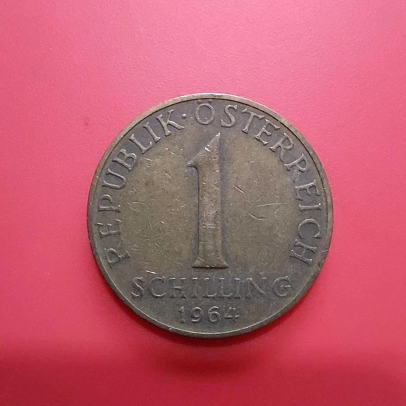 Avusturya Merkez Bankası Madeni 1 Schilling (1964 Yılı Üretimi) ürün görseli 1