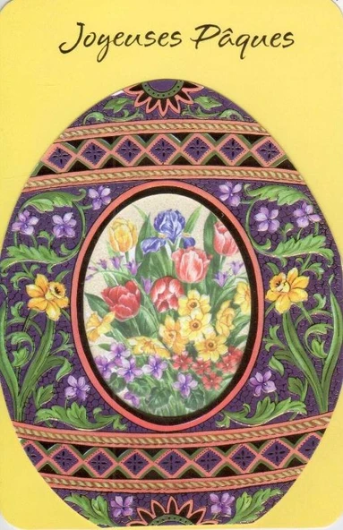 Carlton Cards / Kartpostal No: 55 / 291312 / Joyeuses Paques / 3 Katlı Hareketli ve Kabartmalı ürün görseli 1