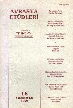 Avrasya Etüdleri Yıl: Sonbahar - Kış 1999 Sayı: 16 ürün görseli 1
