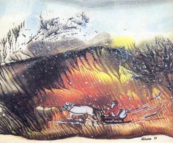 Hacettepe Lösemili Çocuklar Vakfı Yararına Kartpostal No: 43 / Noel Baba / 2 Katlı ürün görseli 1