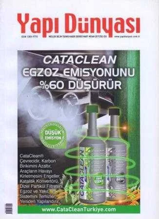 Yapı Dünyası Mesleki Bilim Teknik Haber Dergisi Mart - Nisan 2017 / 252- 253 (Cataclean Egsoz Emisyonunu % 60 Düşürür) Düşük Emisyon ürün görseli 1