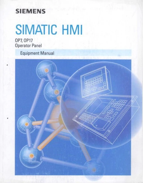 Siemens SIMATIC HMI (OP7, OP17 Operator Panel) Equipment Manual ürün görseli 1