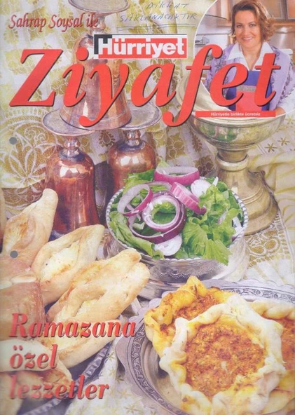 Sahrap Soysal ile Ziyafet 3 Sayı Takım (Bayrama Özel Tatlı ve yemekler) Kuşe Kağıda Renkli Resimli Baskısı ürün görseli 1