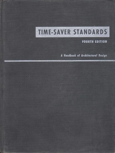 Time-Saver Standards - A Handbook of Architectural Design - 1966 Yılı Bez Ciltli 4. Baskısı ürün görseli 1
