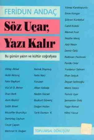 Söz Uçar Yazı Kalır / 1997 Yılı İlk Baskısı ürün görseli 1