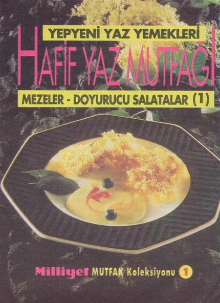 Mutfak Koleksiyonu Hafif Yaz Mutfağı Mezeler, Doyurucu Salatalar 4 Cilt Takım Kuşe Kağıda, Renkli, Resimli Tariflerle ürün görseli 1
