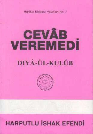 Cevâb Veremedi - Dıyâ-Ül-Kulûb ürün görseli 1