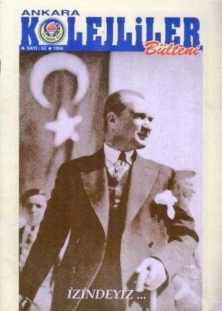 TED Ankara Kolejliler Bülteni "Atam İzindeyiz" Yıl: 1994 Sayı: 53 - 1. Hamur Beyaz Kağıda, Renkli, Resimli İlk Baskısı ürün görseli 1