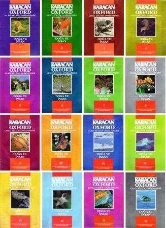 Karacan / Oxford Genel Kültür Ansiklopedisi Cilt: 1 Doğa ve İnsan "Sıralı ve Tam Takım 16 Fasikül"/ 1985 Yılı Orijinal Deri Ciltli İlk Baskısı ürün görseli 1