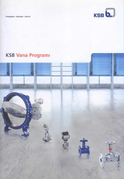 KSB Vana Programı - Pompalar - Vanalar - Servis - Kuşe Kağıda, Renkli, Resimli Baskısı ürün görseli 1