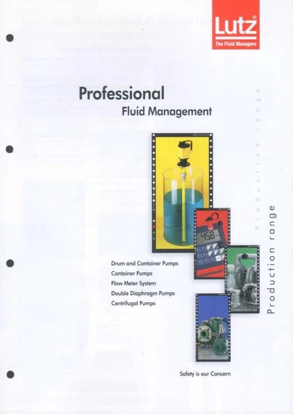 Professional Fluid Management - Drum and Container Pumps - Container Pumps - Flowmeter System - Double Diaphragm Pumps - Centrifugal Pumps - Kuşe Kağıda, Renkli, Resimli, İlk Baskısı ürün görseli 1