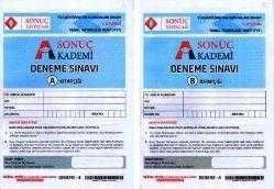Sonuç Akademi Deneme Sınavı 1 + 2. (4 Deneme Takım) 1. Oturum A + B Kitapçığı + 2. Otur..., Kolektif ürün görseli 1
