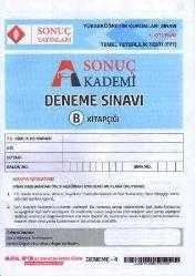 Sonuç Akademi Deneme Sınavı 1. Oturum B Kitapçığı / Yüseköğretim Kurumları Temel Yeterl..., Kolektif ürün görseli 1