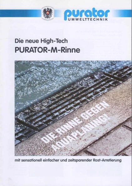 Die Neue High-Tech PURATOR-M-Rinne - Kuşe Kağıda, Renkli, Resimli, İlk Baskısı ürün görseli 1
