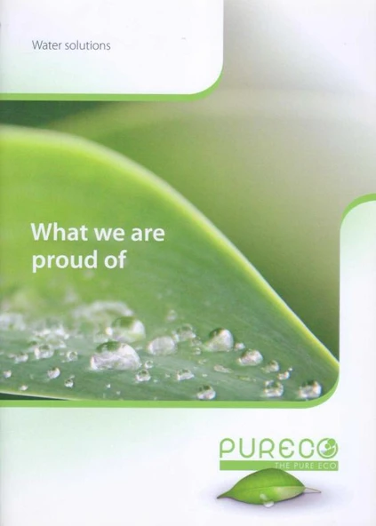 Water Solutions - What We are Proud of - The Pure Eco - Kuşe Kağıda, Renkli, Resimli, İlk Baskısı ürün görseli 1