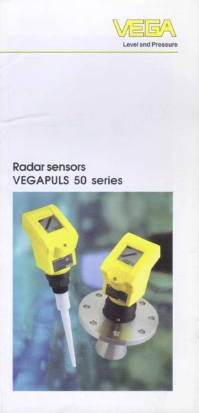Radar Sensors VEGAPULS 50 Series - Kuşe Kağıda, Renkli, Resimli, İlk Baskısı ürün görseli 1