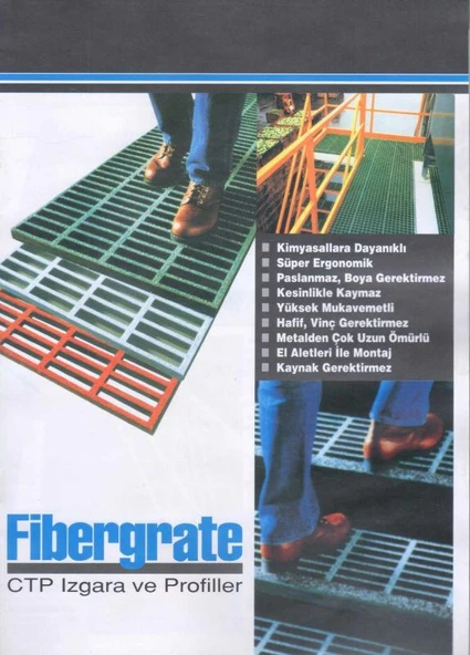 Fibergrate CTP Izgara ve Profiller - Kuşe Kağıda, Renkli, Resimli, İlk Baskısı ürün görseli 1