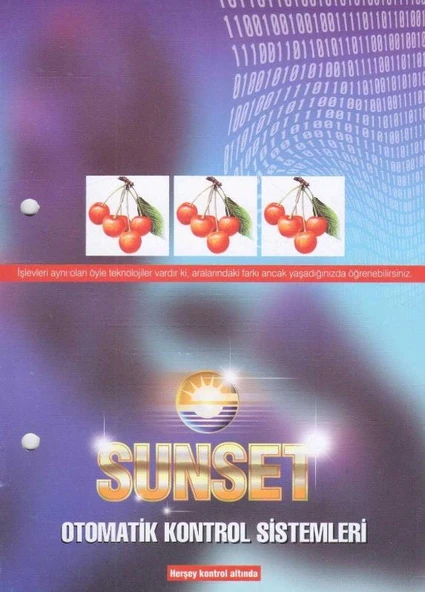 Sunset Otomatik Kontrol Sistemleri - Herşey Kontrol Altında - Kuşe Kağıda, Renkli, Resimli, İlk Baskısı ürün görseli 1