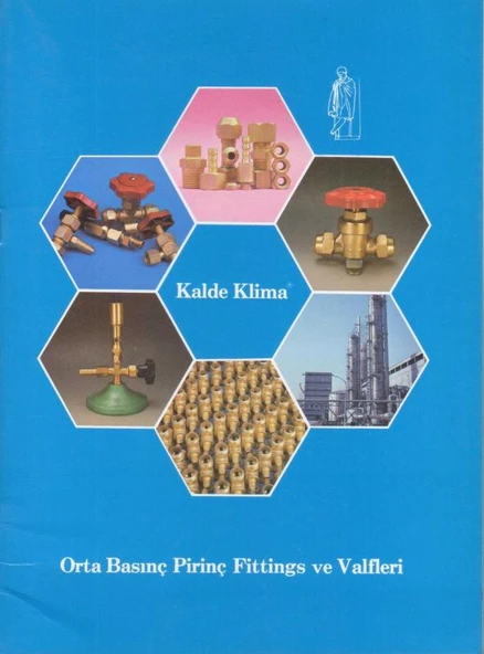 Kalde Klima Orta Basınç Pirinç Fittings ve Valfleri - Kuşe Kağıda, Renkli, Resimli, İlk Baskısı ürün görseli 1