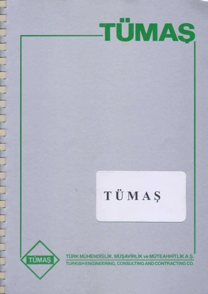Tümaş Mühendislik, Müşavirlik ve Müteahhitlik A.Ş. Kataloğu - Kuşe Kağıda, Renkli, Resimli İlk Baskısı ürün görseli 1