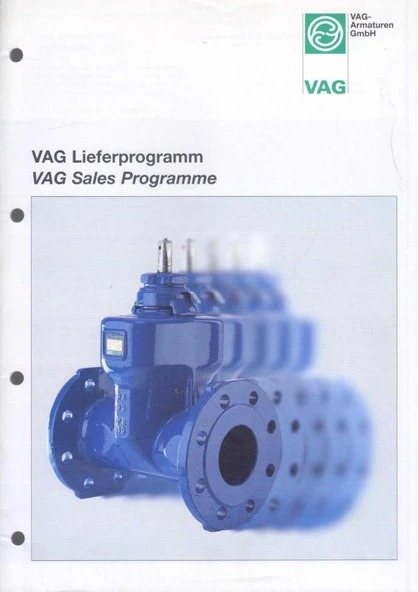 VAG Lieferprogramm - VAG Sales Programme - Kuşe Kağıda, Renkli, Resimli, İlk Baskısı ürün görseli 1