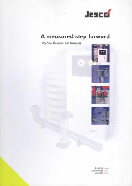 Jesco / A Measured Step Forward - Large-Scale Chlorinator and Accessories - Kuşe Kağıda, Renkli, Resimli, İlk Baskısı ürün görseli 1
