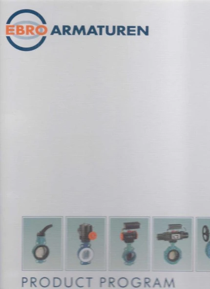 EBRO Armaturen Product Program - Kuşe Kağıda, Renkli, Resimli, Klasör Dosya İlk Baskısı ürün görseli 1