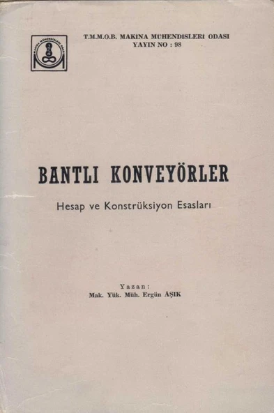 Bantlı Konveyörler - Hesap ve Konstrüksiyon Esasları ürün görseli 1