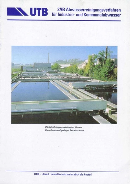 UTB - 2AB Abwasserreiningungsverfahren Für Industrie- und Kommunalabwasser - Kuşe Kağıda, Renkli, Resimli, İlk Baskısı ürün görseli 1