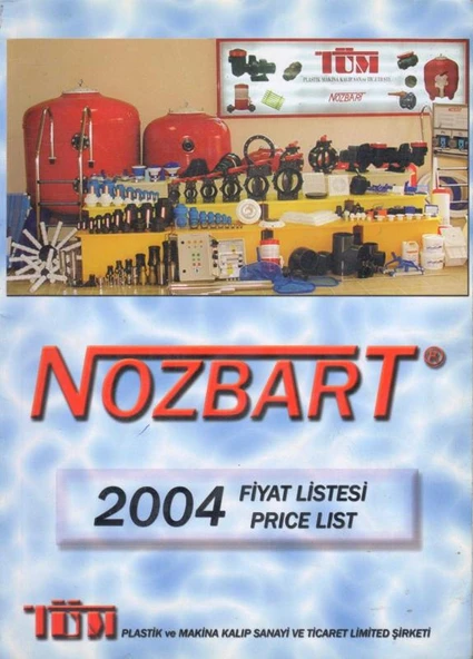 Nozbart 2004 Fiyat Listesi - Price List - 2004 Yılı Kuşe Kağıda, Renkli, Resimli İlk Baskısı ürün görseli 1
