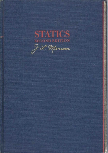 Statics Second Edition - 1971 Yılı Bez Ciltli, Kuşe Kağıda, Renkli Grafiklerle İlk Baskısı ürün görseli 1