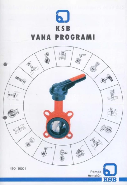 KSB Vana Programı - Pompa - Armatür - Kuşe Kağıda, Renkli, Resimli Baskısı ürün görseli 1