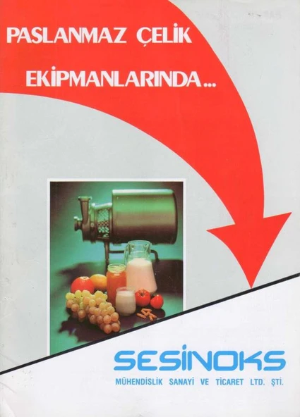 Paslanmaz Çelik Ekipmanlarında Sesinoks - Kuşe Kağıda, Renkli, Resimli, ilk Baskısı ürün görseli 1