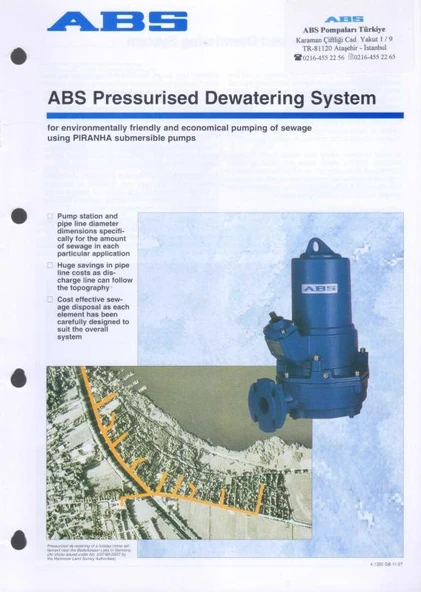 ABS Pressurised Dewatering System - Kuşe Kağıda, Renkli, Resimli, İlk Baskısı ürün görseli 1