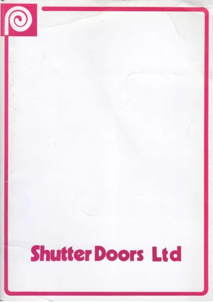 Shutter Doors - Folding Doors, Flexible Doors, Sectional Overhead Doors, Steel Hinged Doors & Frames - Kuşe Kağıda, Renkli, Resimli, İlk Baskısı ürün görseli 1