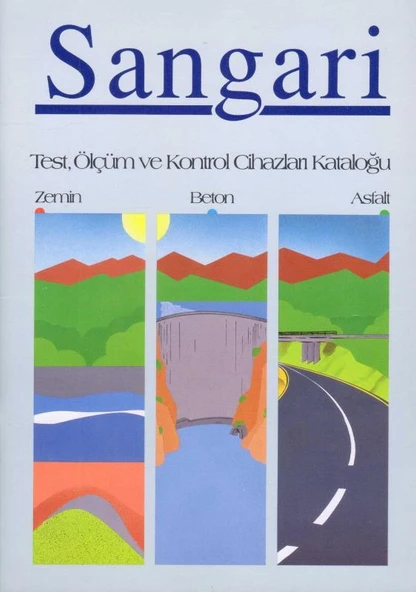 Sangari - Test, Ölçüm ve Kontrol Cihazları Katakoğu - Zemin + Beton + Asfalt - Kuşe Kağıda, Renkli, Resimli, ilk Baskısı ürün görseli 1