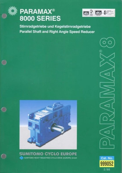 PARAMAX 8000 SERİES - Stirnradgetriebe und Kegelstirnradgetriebe - Parallel Shaft and Right Angle Speed Reducer ürün görseli 1