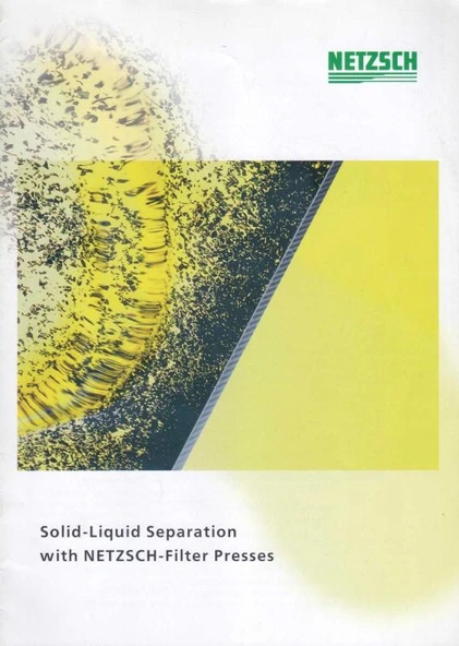 Solid-Liquid Seperation With NETZSCH-Filter Presses - Kuşe Kağıda, Renkli, Resimli, İlk Baskısı ürün görseli 1