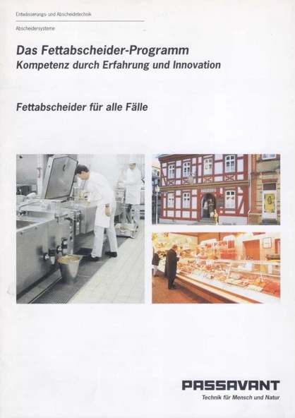 Das Fettavscheider-Programm - Kompetenz Duech Erfahrung und Innovation - Fettapscheider für Alle Falle ürün görseli 1