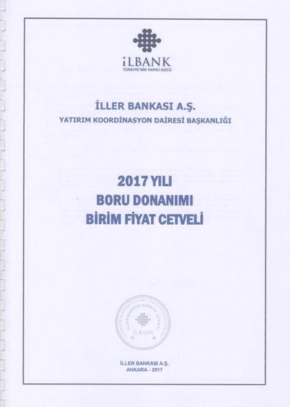 2017 Yılı Boru Donanımı Birim Fiyat Cetvelleri ürün görseli 1