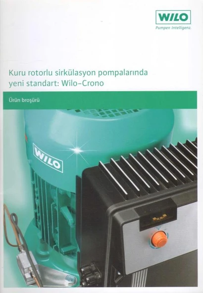 WILO Kuru Rotorlu Sirkülasyon Pompalarında Yeni Standart: Wilo-Crono Ürün Kataloğu - Kuşe Kağıda, Renkli, Resimli İlk Baskısı ürün görseli 1