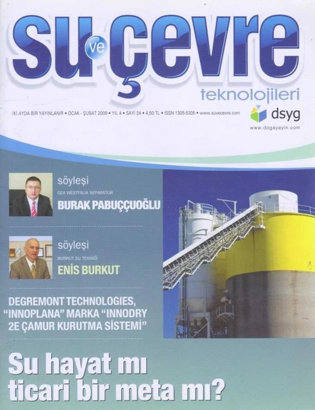 Su ve Çevre Teknolojileri Sayı: 24 (Su Hayat mı, Ticari Bir Meta mı?) ürün görseli 1