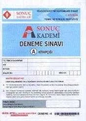 Sonuç Akademi Deneme Sınavı 1. Oturum A Kitapçığı / Yüseköğretim Kurumları Temel Yeterl..., Kolektif ürün görseli 1