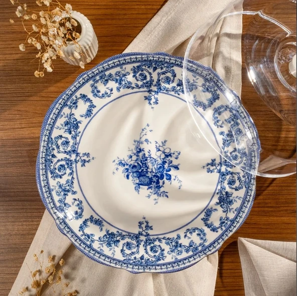 Fecra Majestic Blue 8 Parça Sunum Seti - Resim 3