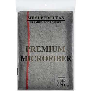 SuperClean - UBER GREY - Oto Kurulama Havlusu - 60X90 cm ürün görseli 1