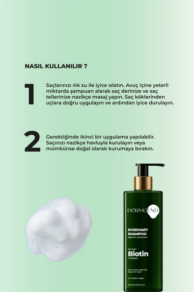 Dermoend Biotin Şampuan - Resim 3