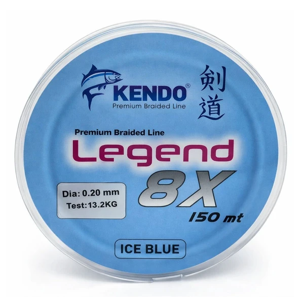 Kendo Legend X8 150M Ice Blue Örgü İp - Resim 3