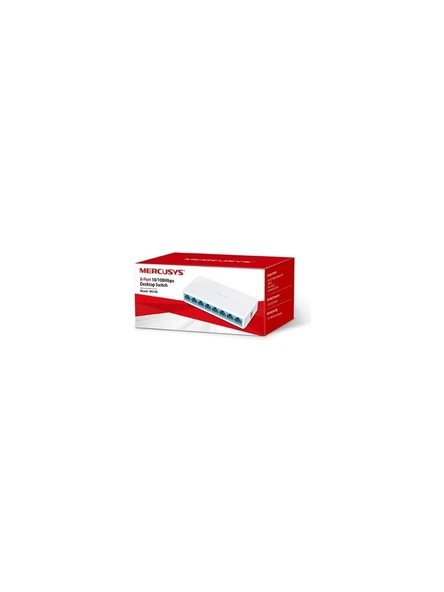Mercusys MS108 8-Port Desktop Switch - Resim 2