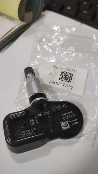 Toyota Corolla 2014-15 lastik Basınç Sensörü Oem Pmv C010 ürün görseli 1
